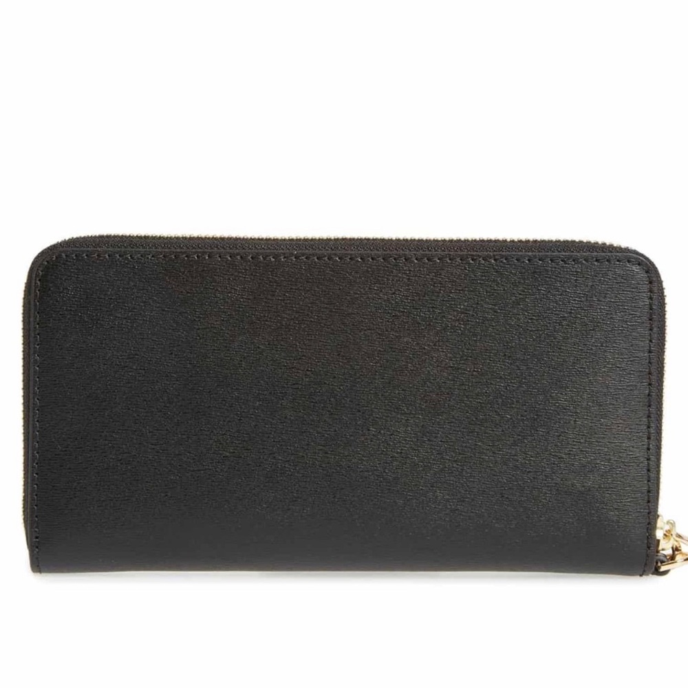 tory burch Parker leather continental black wallet - Picture 7 of 11